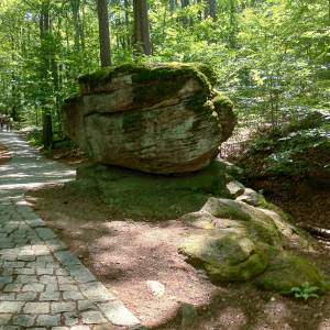 Skalny Grzyb na zboczu Chojnika - skalny grzyb na zboczu chojnika 11