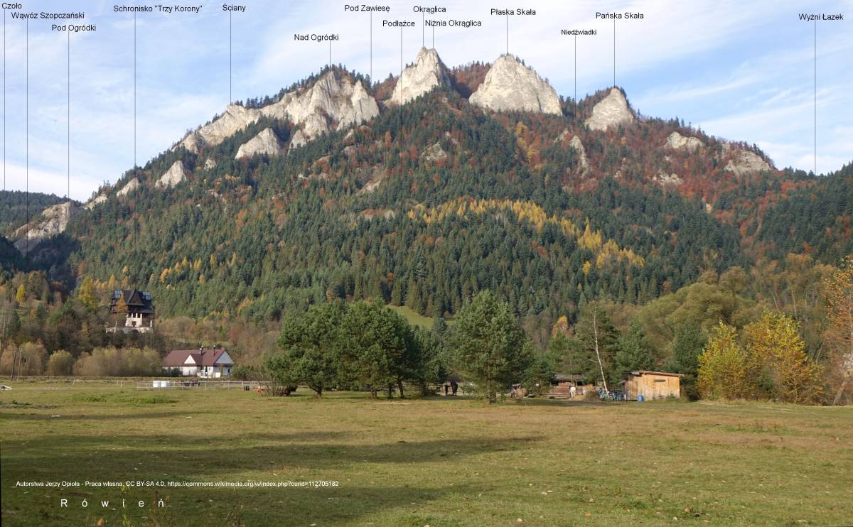 Płaska Skała (950 m n.p.m.) - trzy korony p37 5