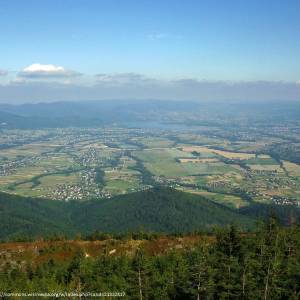 Kotlina Żywiecka - kotlina zywiecka widok ze skrzycznego