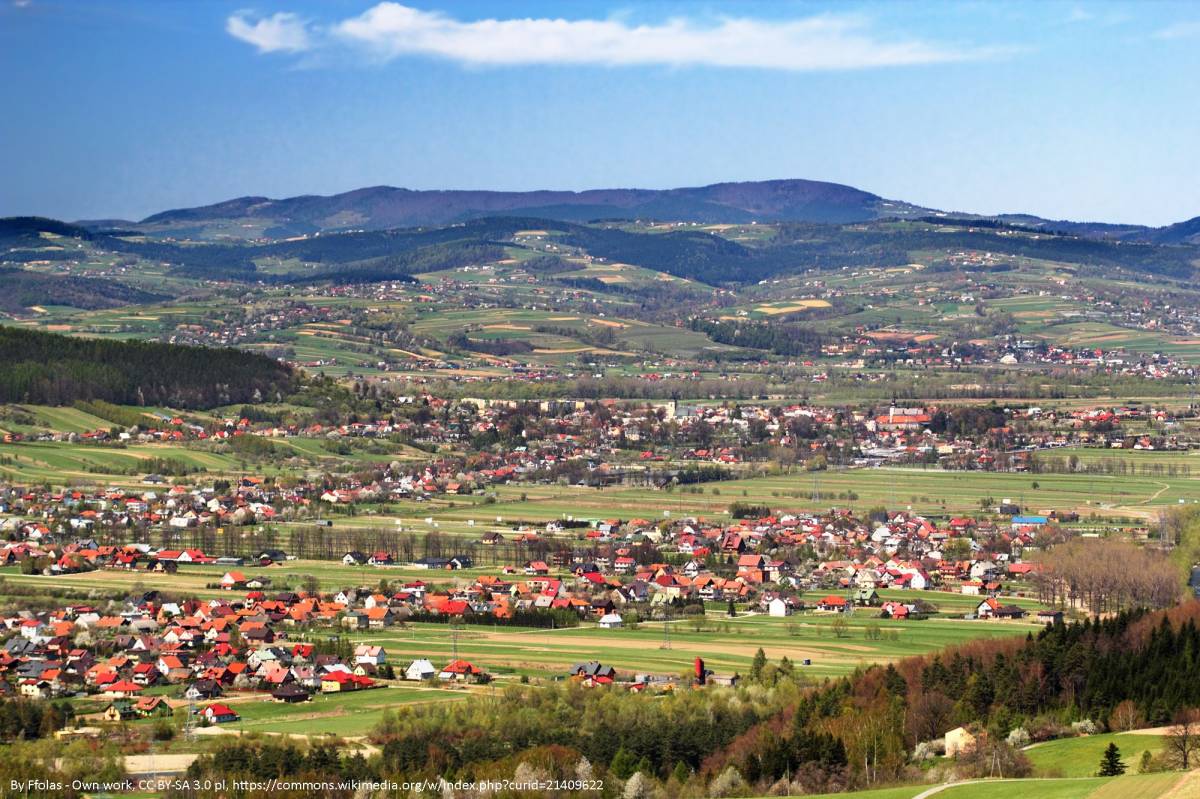 Kotlina Sądecka - kotlina sadecka widok na stary sacz