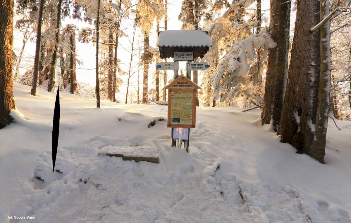 Szlak rowerowy Krościenko-Przełęcz Sosnów - schowek06