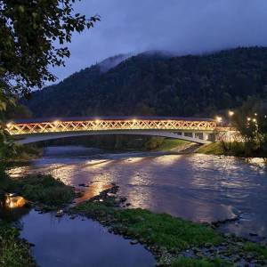 Kładka "Zerwany Most" Krościenko nad Dunajcem - zerwany most 1