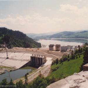 Zapora Niedzica - pl niedzica dam construction in 1994