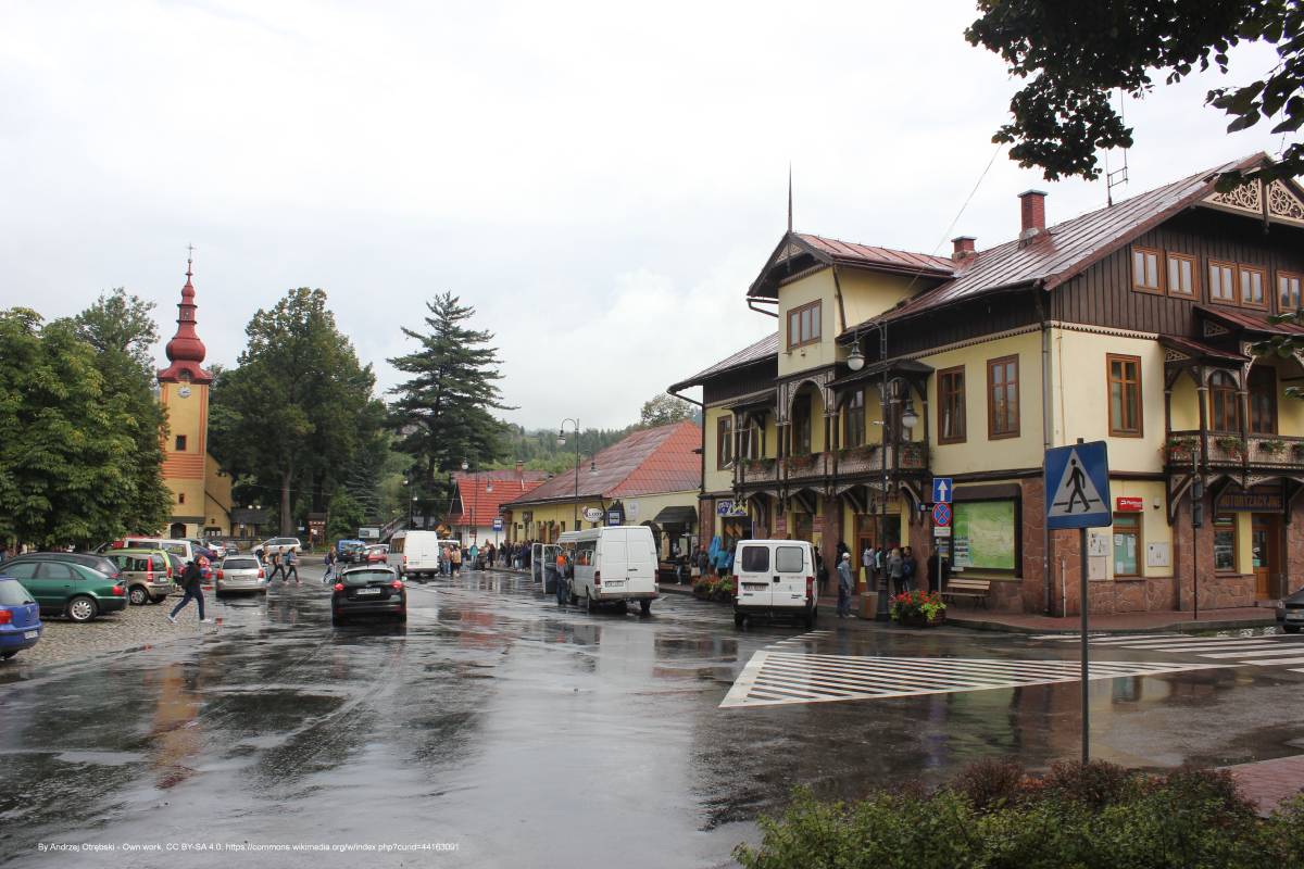 Rynek w Krościenku nad Dunajcem - kroscienko nd rynek 2
