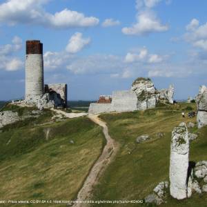 Szlak Orlich Gniazd - castle in olsztyn