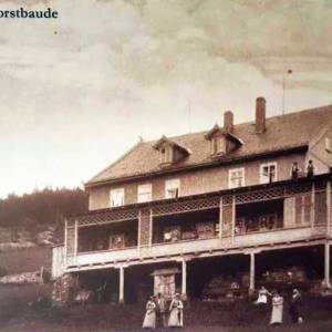 Ruiny Schroniska-Gospody Forstbaude - ruiny schroniska gospody forstbaude 1898 1900