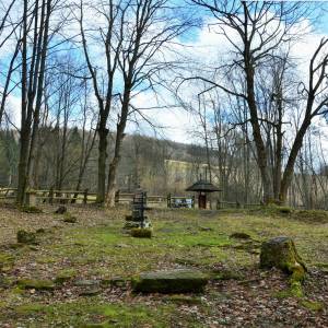 Cmentarz łemkowski w Żydowskim - sciezka przyrodnicza kiczera im prof jana rafinskiego16jpg