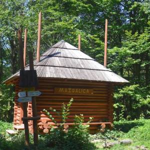 Szlak żółty Przełęcz Mazgalica-Huta Polańska - szlak zolty przelecz mazgalica huta polanska1