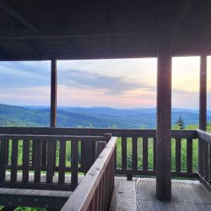 Szlak czarny Folusz-Ferdel - wieza widokowa na ferdlu2