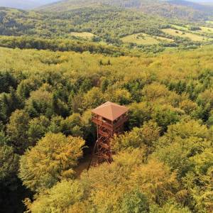 Szlak czarny Folusz-Ferdel - wieza widokowa na ferdlu4