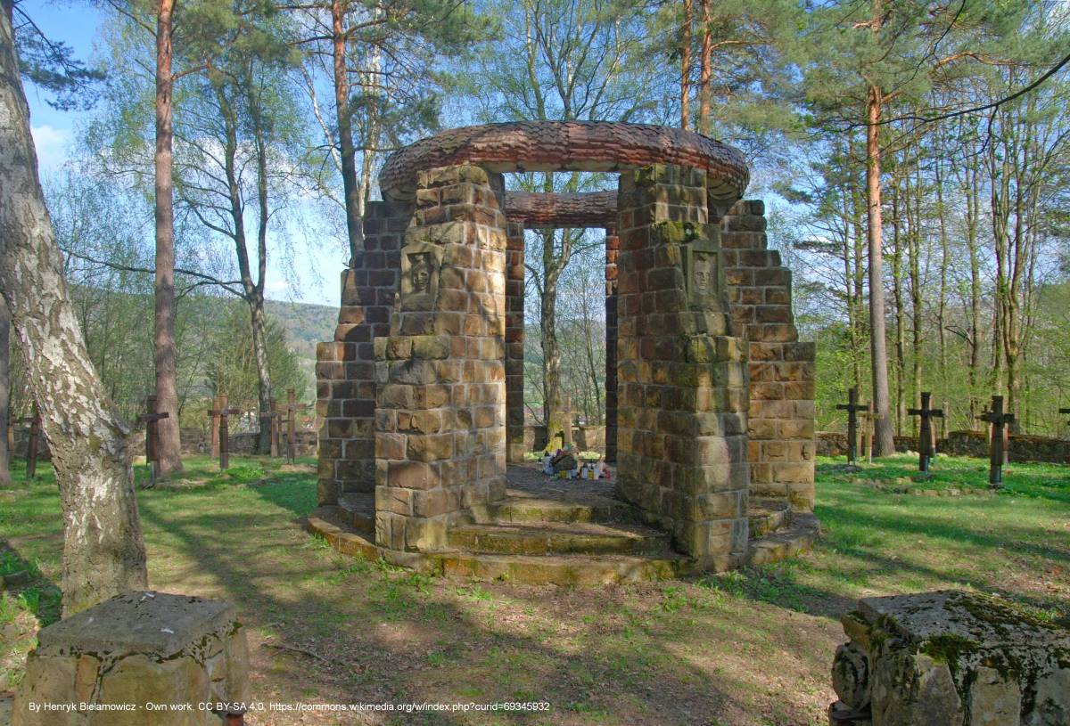 Cmentarz wojskowy na wzgórzu Łokieć - krempna cmentarz wojenny nr 6 hb5