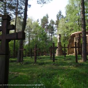 Cmentarz wojskowy na wzgórzu Łokieć - cmentarz nr 6 krempna 21