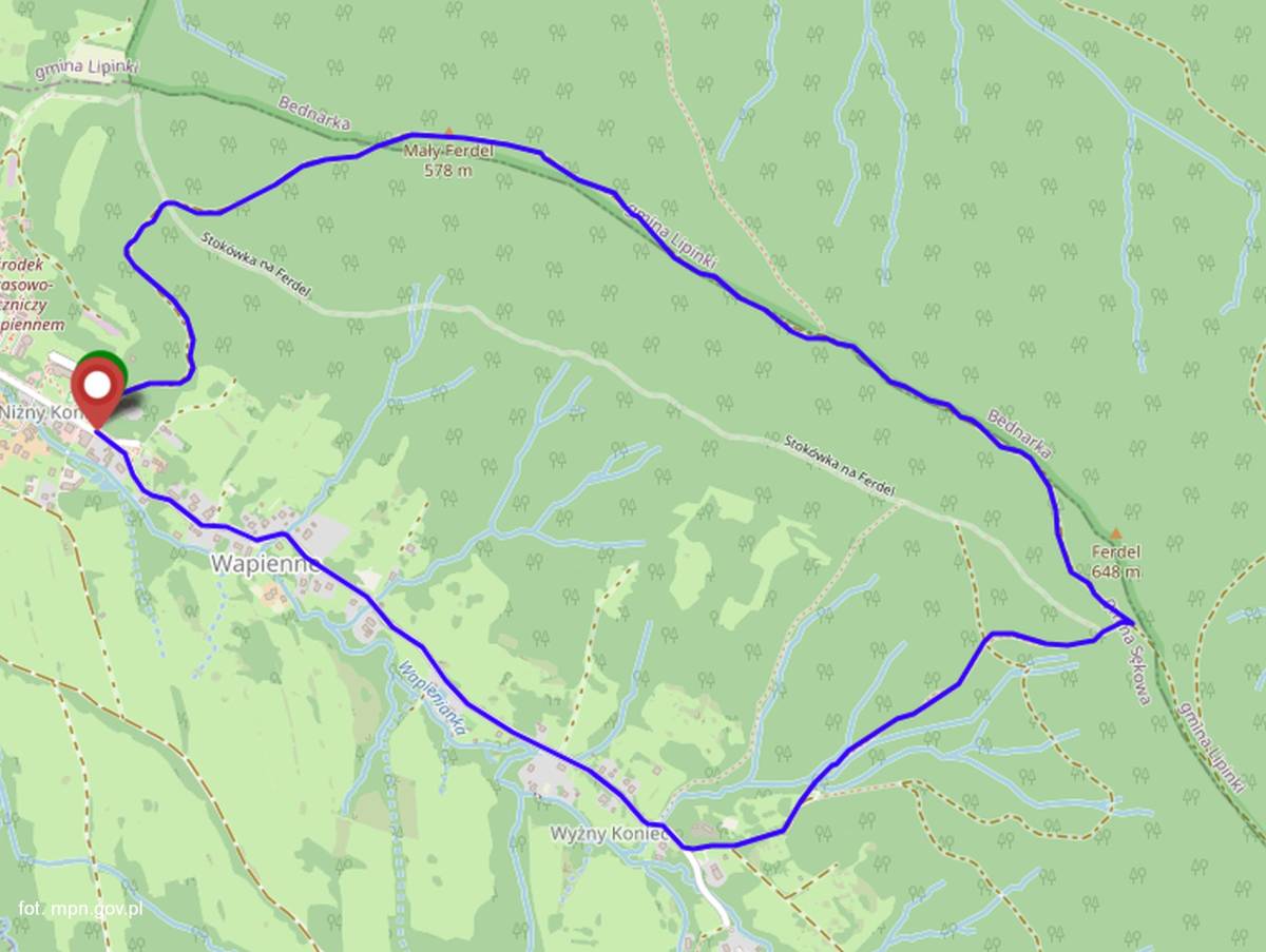 Ścieżka przyrodnicza „Buczynowa” - sciezka przyrodnicza buczynowamapa