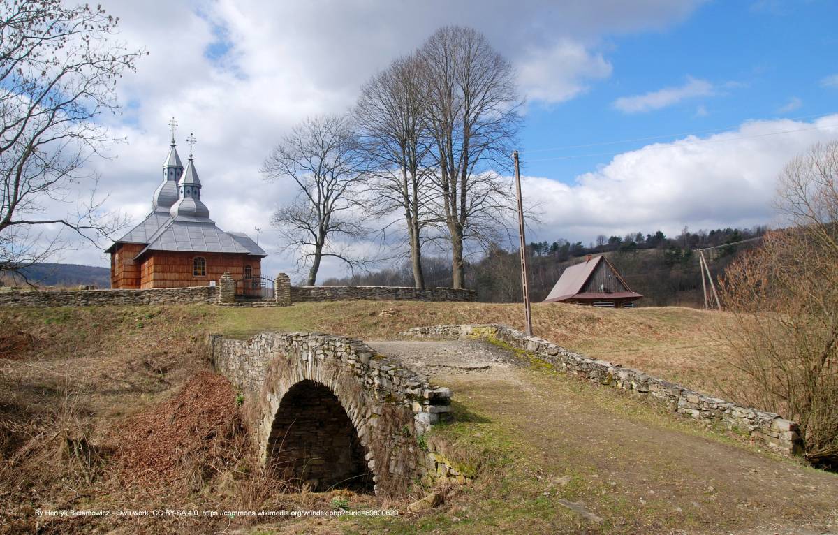 Kamienny most w Olchowcu - olchowiec cerkiew przeniesienia relikwii sw mikolaja hb5