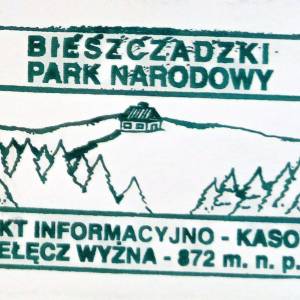 Parking Przełęcz Wyźniańska - pieczatka bpn przelecz wyzna