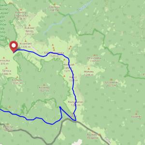 Ścieżka przyrodnicza "Rozsypaniec – Krzemień" - sciezka przyrodnicza rozsypaniec krzemien mapa