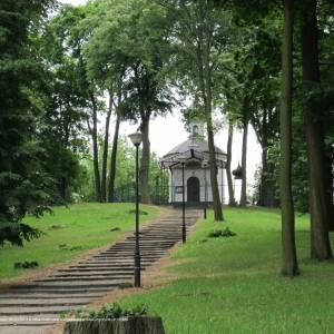Cerkiew św. Marii Magdaleny w Białymstoku - outside stairs of the church of st maria magdalena in bialystok