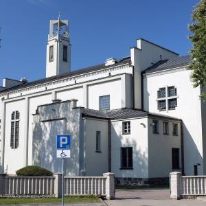 Kościół pw. Niepokalanego Serca Maryi i Matki Bożej Ostrobramskiej w Białymstoku - bialystok kosciol par p w niepokalanego serca maryi 1949 1955 suchowolca 27 003