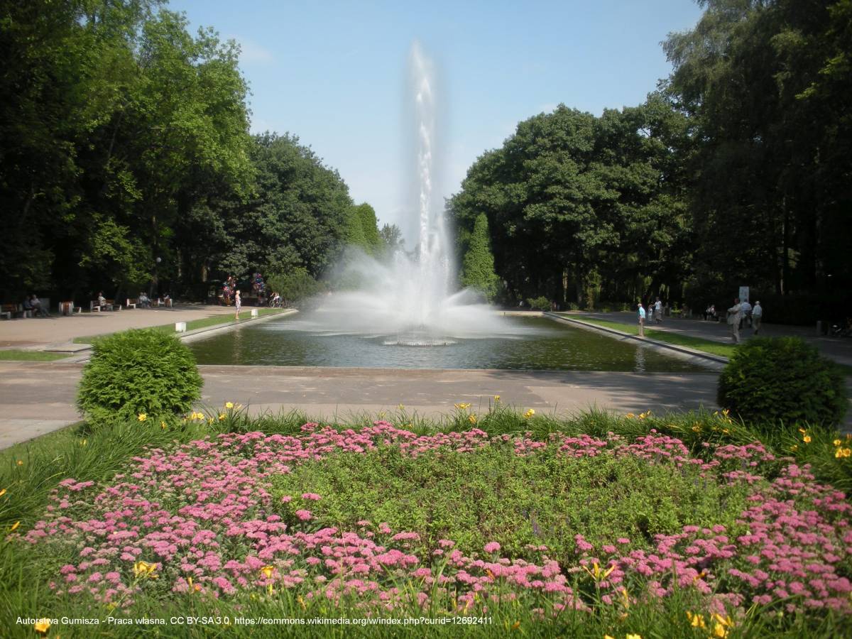 Park Planty w Białymstoku - bialystok fontanna w parku planty 2010