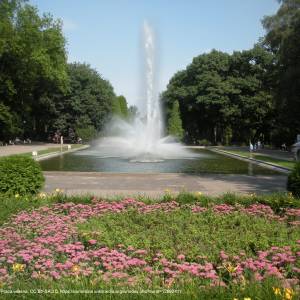 Park Planty w Białymstoku - bialystok fontanna w parku planty 2010