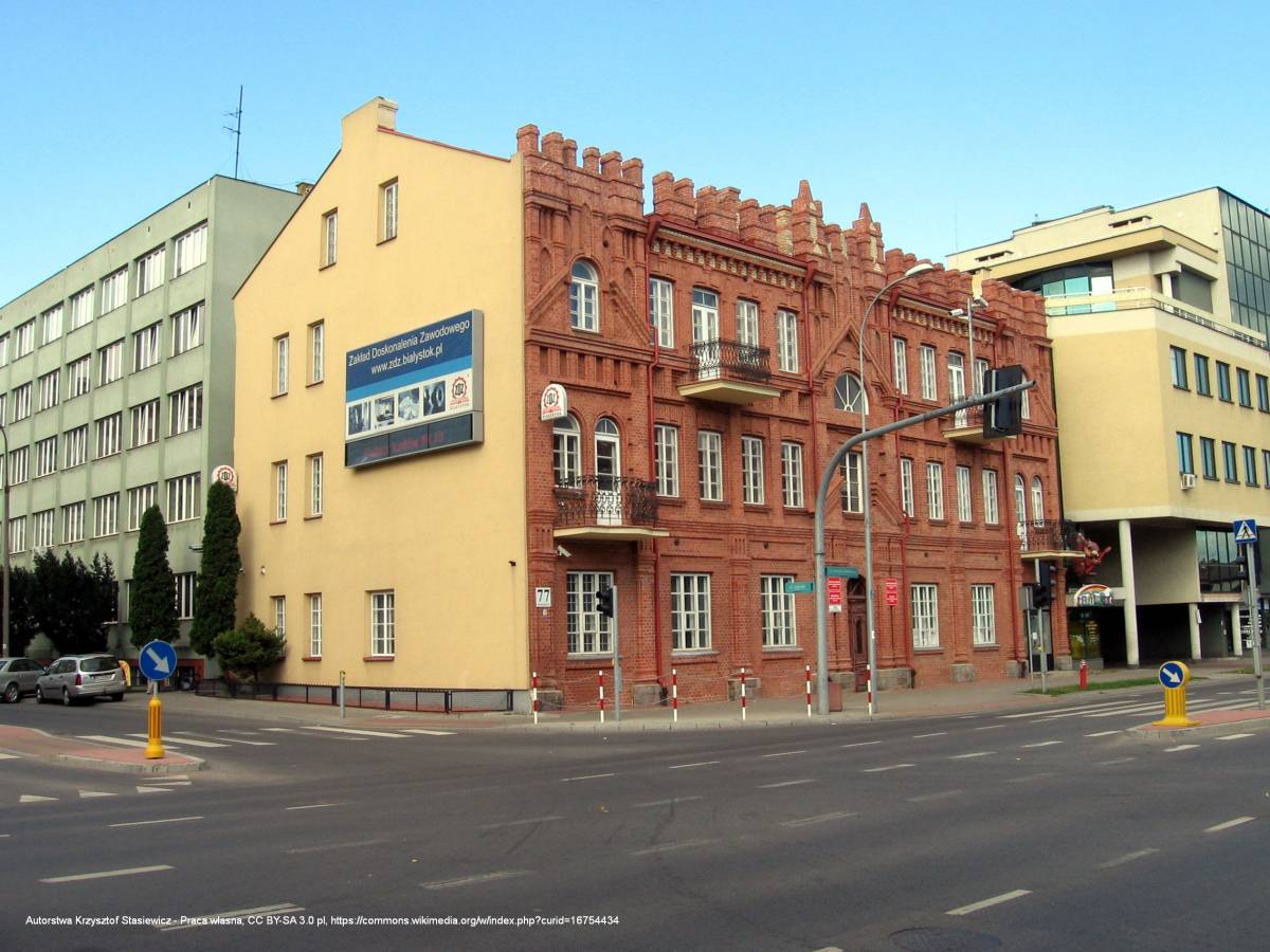 Kamienica Kantorowiczów w Białymstoku - kamienica ul sieniewicza 77 bialystok
