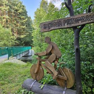 Kładka pieszo-rowerowa Dębowa Przeprawa w Kuczowie - kladka pieszo rowerowa debowa przeprawa w kuczowie 14