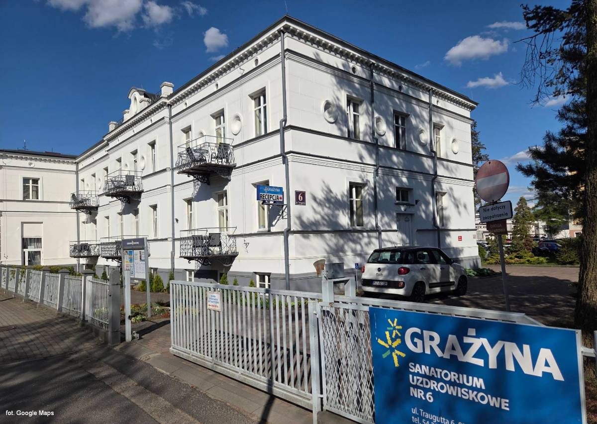 Sanatorium Uzdrowiskowe "Grażyna" w Ciechocinku - sanatorium uzdrowiskowe grazyna 1