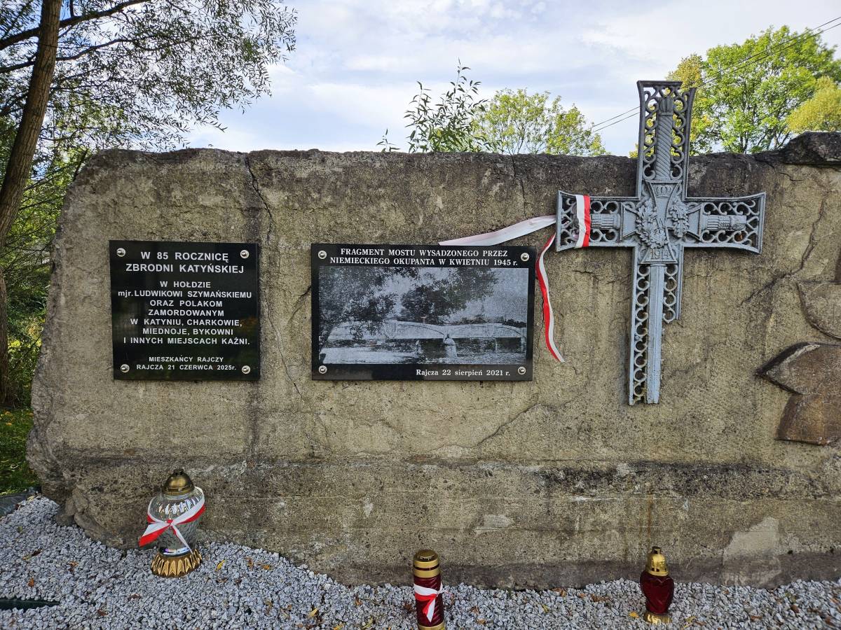 Pomnik Ofiar Zbrodni Katyńskiej w Rajczy - pomnik ofiar zbrodni katynskiej w rajczy 3