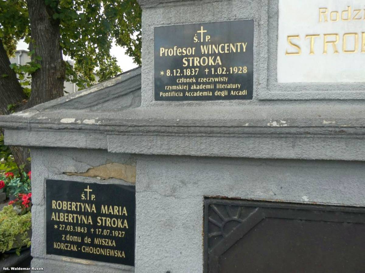 Grobowiec prof. Wincentego Stroki w Pleszewie - grobowiec prof wincentego stroki w pleszewie 2