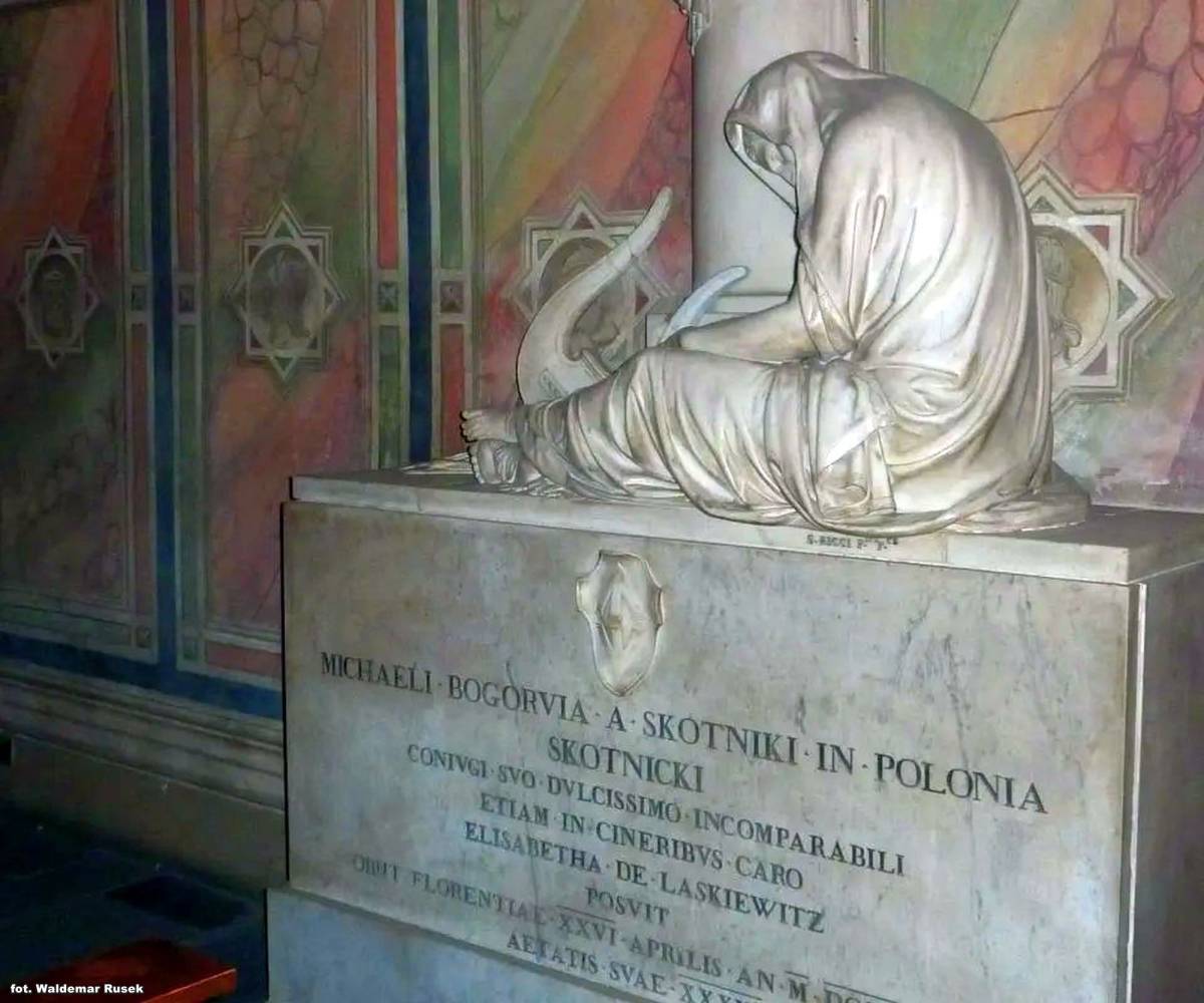Pomnik Michała Bogorii Skotnickiego w Bazylice Santa Croce w kaplicy Castellanich (Włochy)